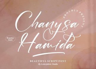 Chanysa Hamida Script Font