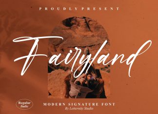 Fairyland Script Font