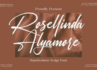Rosellinda Alyamore Script Font