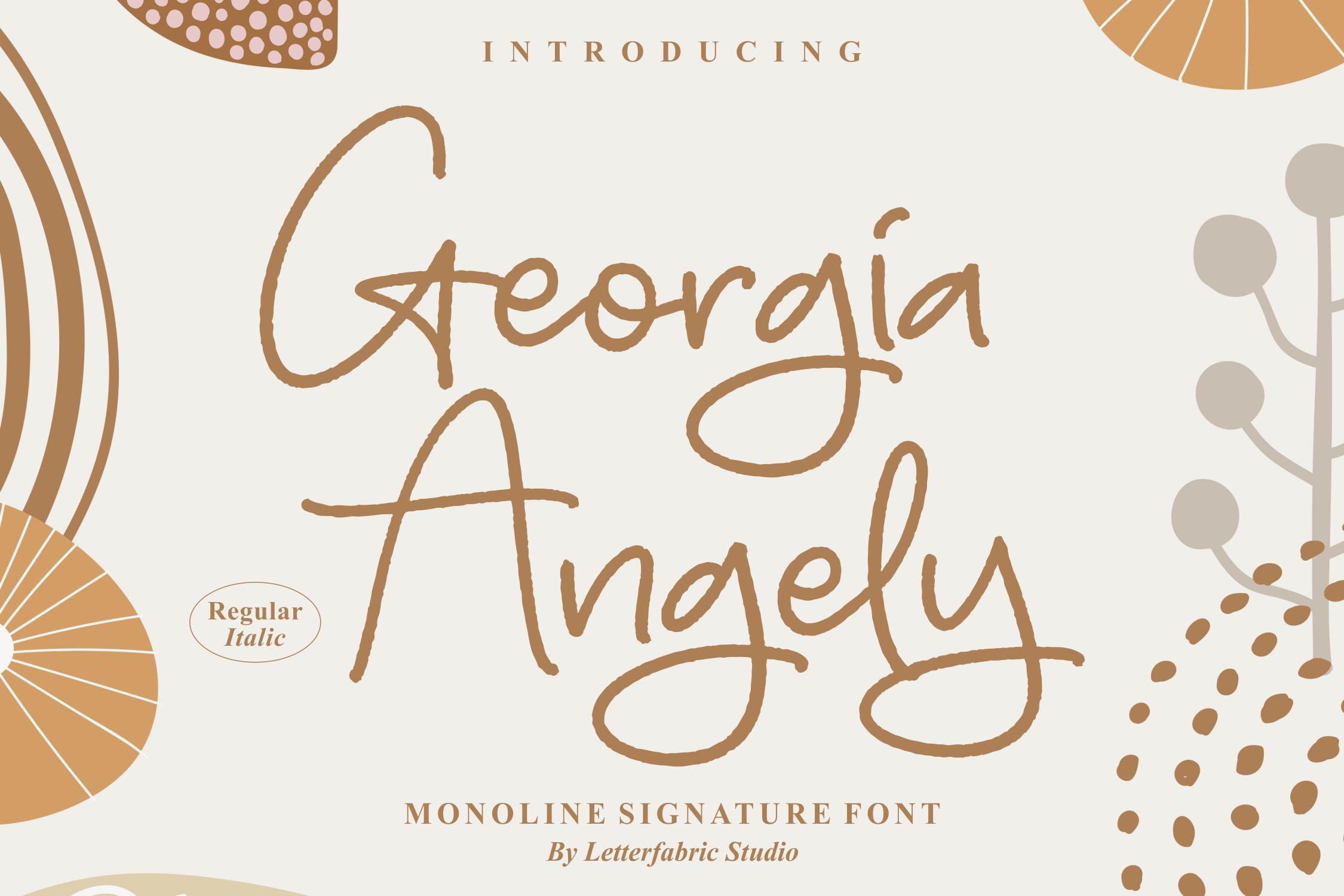 Georgia Angely Font