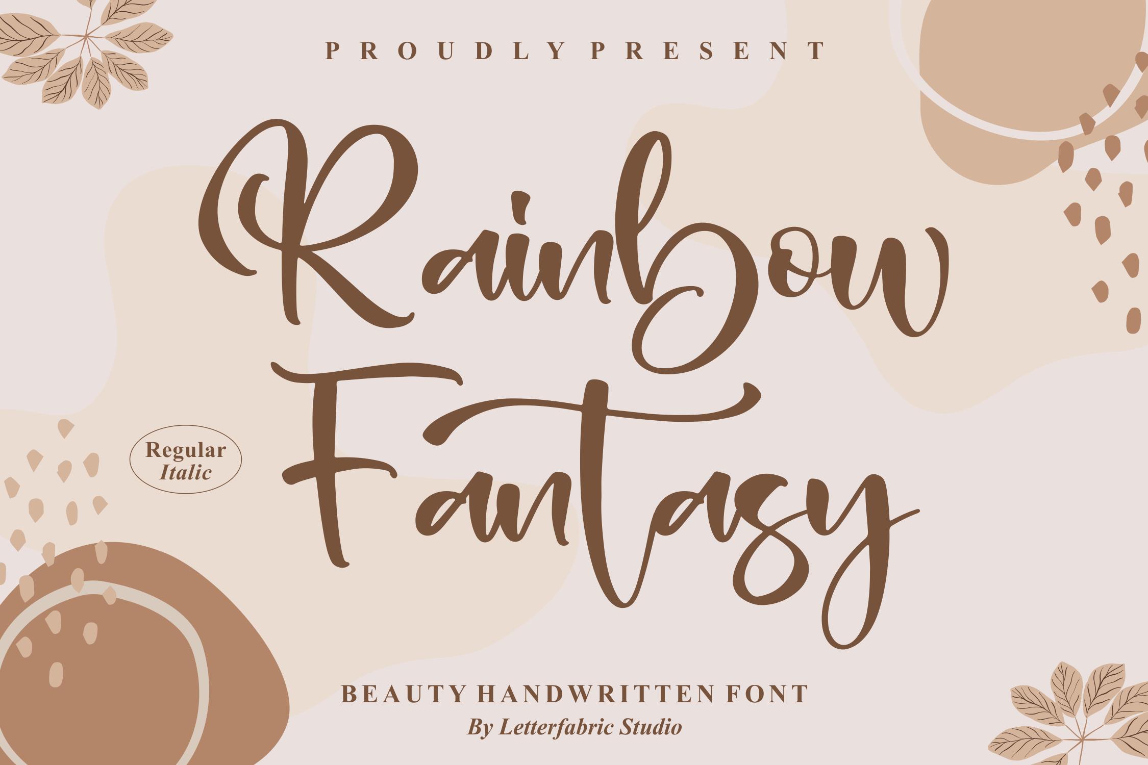 Rainbow Fantasy Font