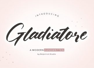 Gladiatore Script Font