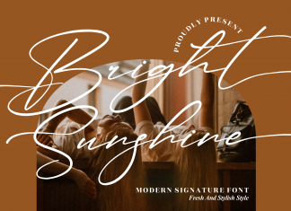 Bright Sunshine Script Font