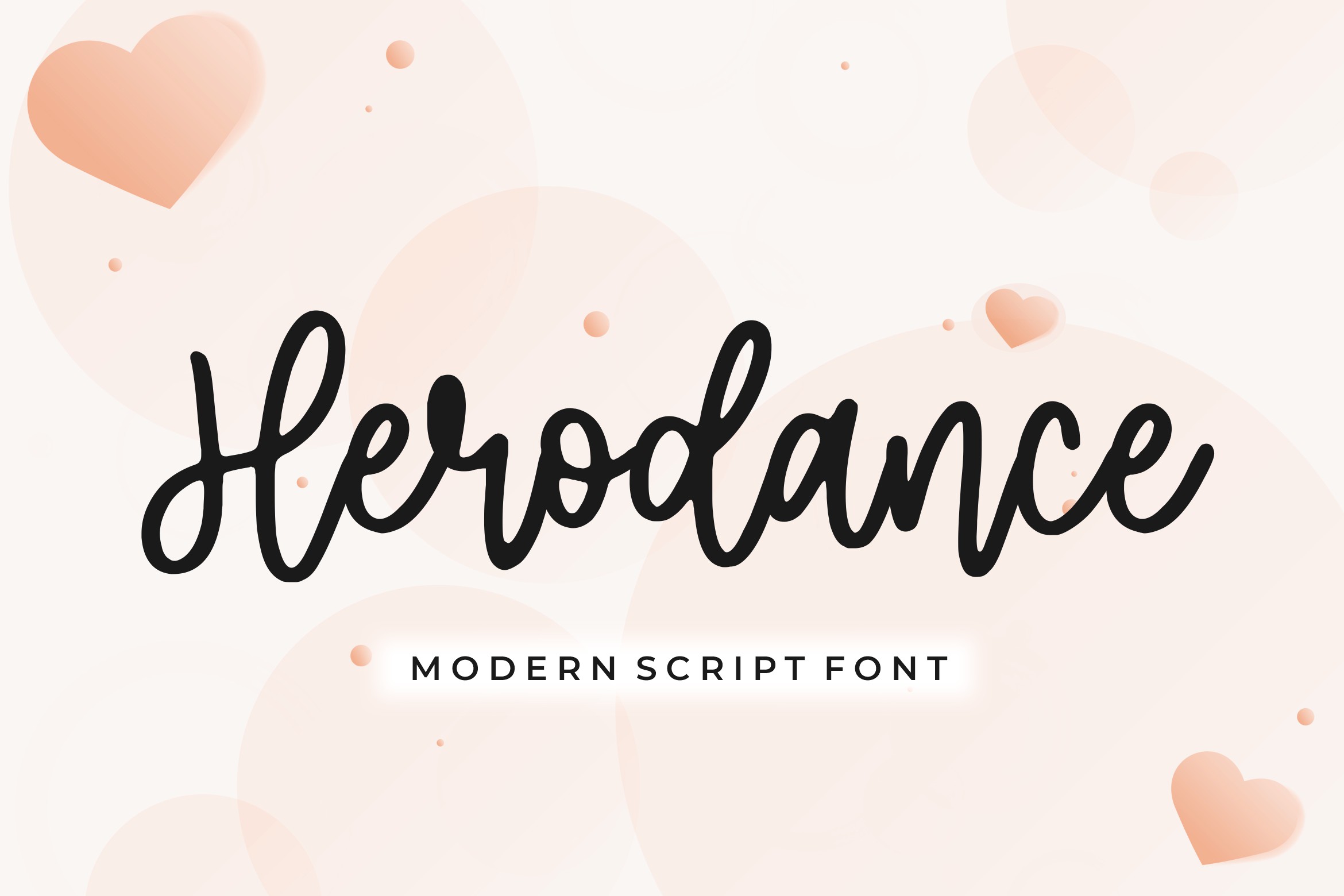 Herodance Script Font