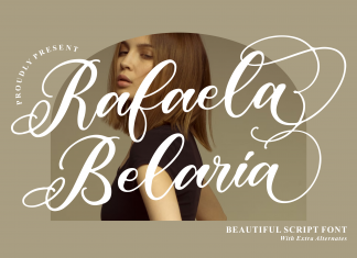 Rafaela Belaria Script Font