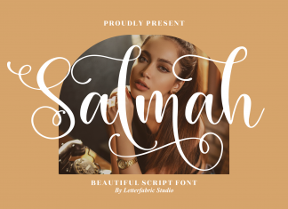 Salmah Script Font
