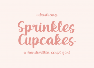 Sprinkles Cupcakes Script Font