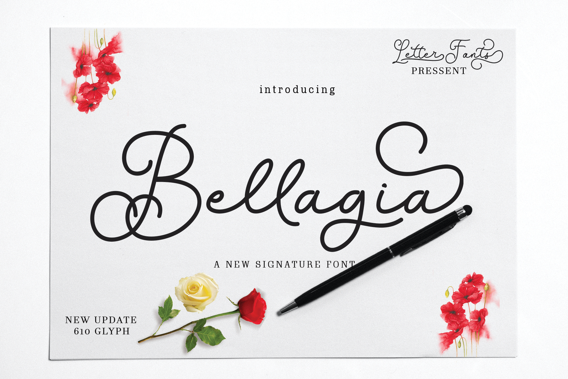 Bellagia Handwritten Font