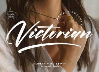Victorian – Modern Script Font