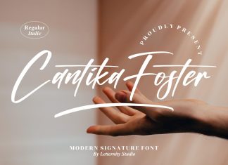 Cantika Foster – Modern Signature Font