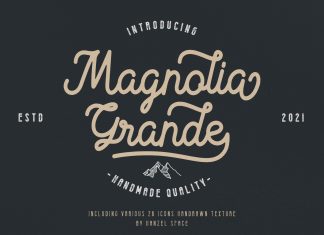 Magnolia Grande Script Font