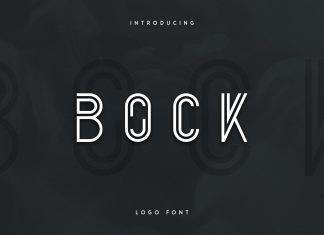 Bock Display Font
