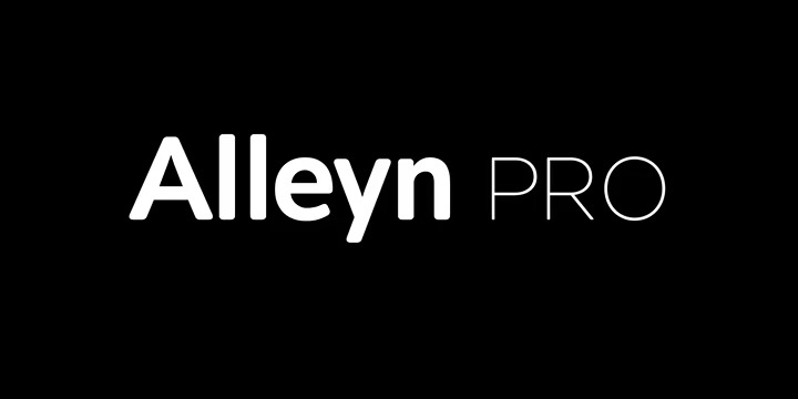 Alleyn Pro Sans Serif Font 