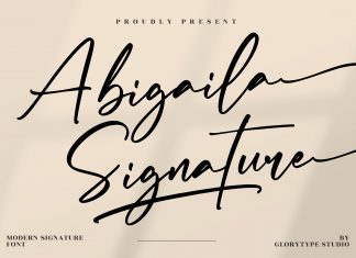 Abigaila Signature Font