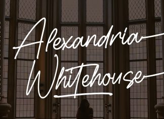 Alexandria Whitehouse Font