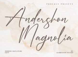 Andershon Magnolia Font