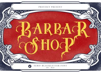 BarbaR ShoP Blackletter Font