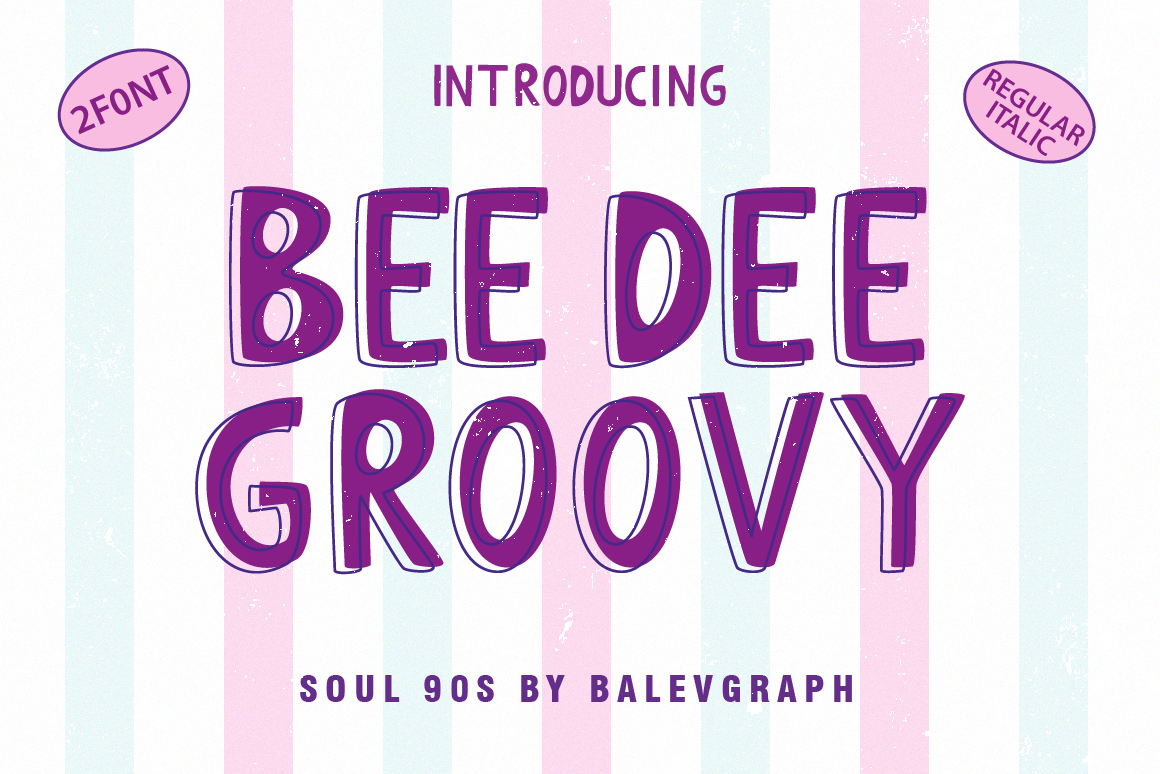 Bee Dee Groovy Display Font