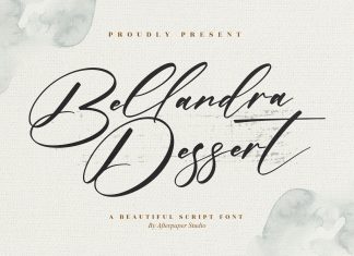 Bellandra Dessert Script Font
