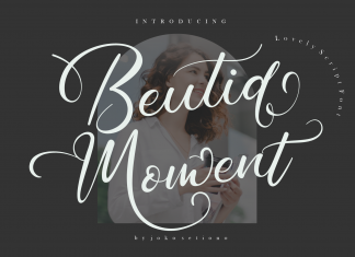 Beutiq Moment Script Font
