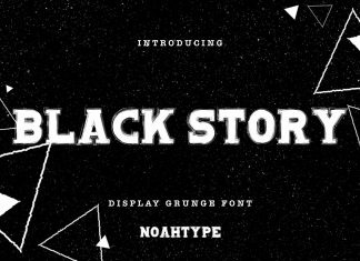 Black Story Display Font