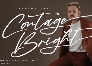 Contage Bright Script Font