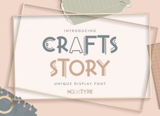 Crafts Story Display Font