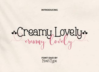 Creamy Lovely Font