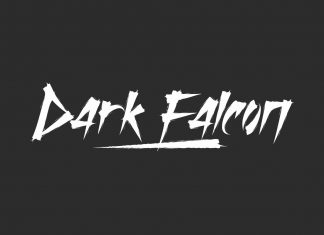 Dark Falcon Display Font