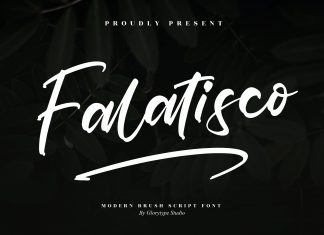 Falatisco – Modern Brush Script Font
