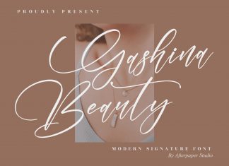 Gashina Beauty Script Font