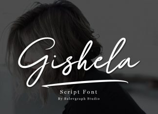 Gishela Script Font