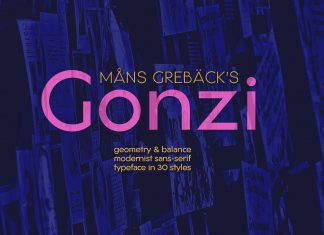 Gonzi Expanded Sans Serif Font