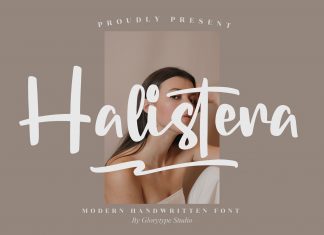 Halistera – Modern Handwritten Font