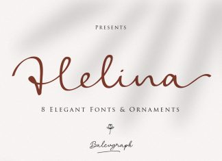 Helina Script Family Font