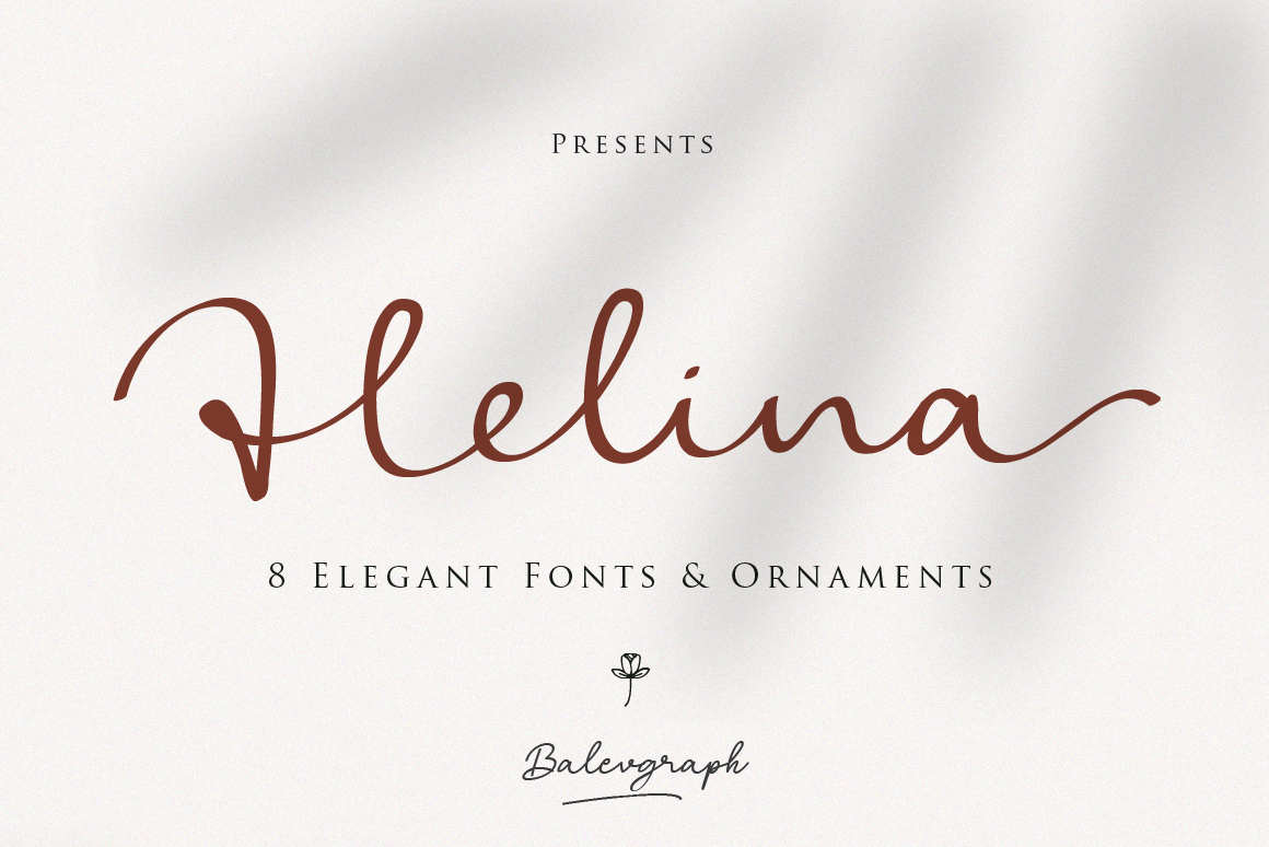 Helina Script Family Font