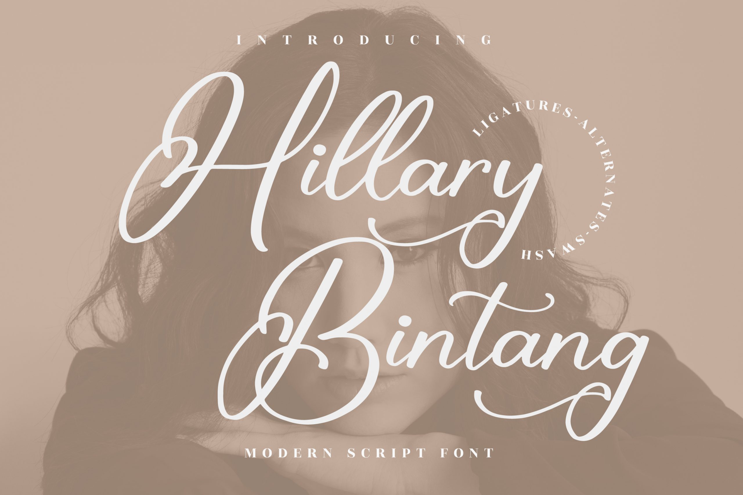 Hillary Bintang – Modern Script Font