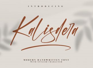 Kalisdera Script Font