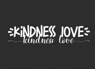 Kindness Love Font Duo