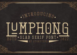 Lumphong Slab Serif Font