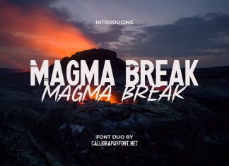 Magma Break Font Duo
