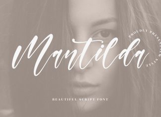 Mantilda – Beautiful Script Font