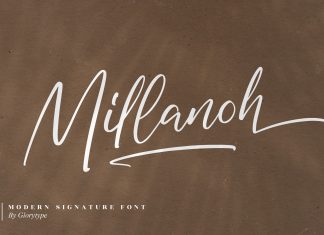 Millanoh – Modern Signature Font