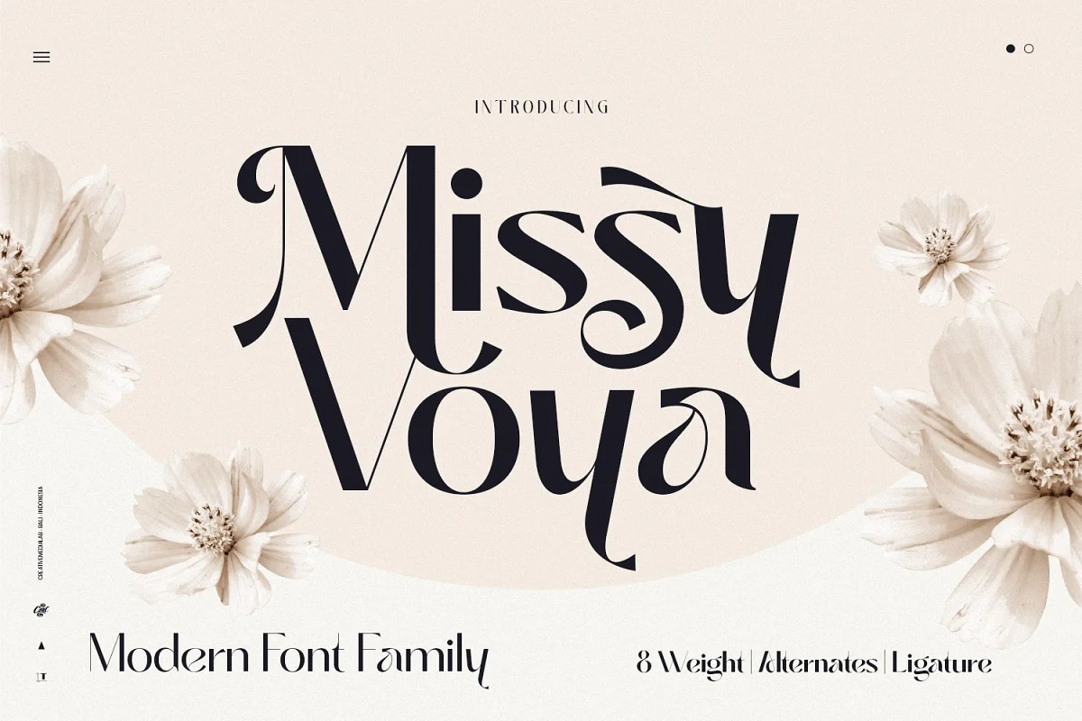 Missy Voya Sans Serif Font