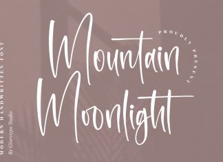 Mountain Moonlight Script Font