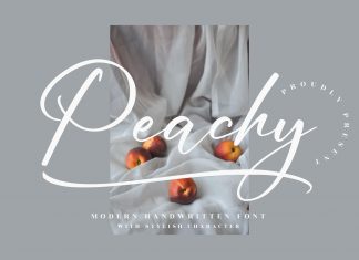 Peachy – Modern Handwritten Font