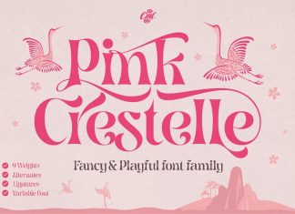 Pink Crestelle Serif Font