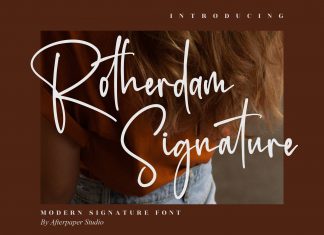 Rotherdam Signature Typeface