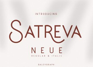 Satreva Neue Sans Serif Font