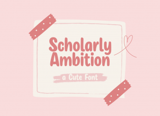Scholarly Ambition Font